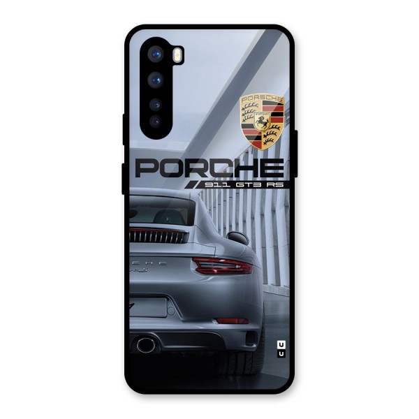 Classy Supercar Glass Back Case for OnePlus Nord