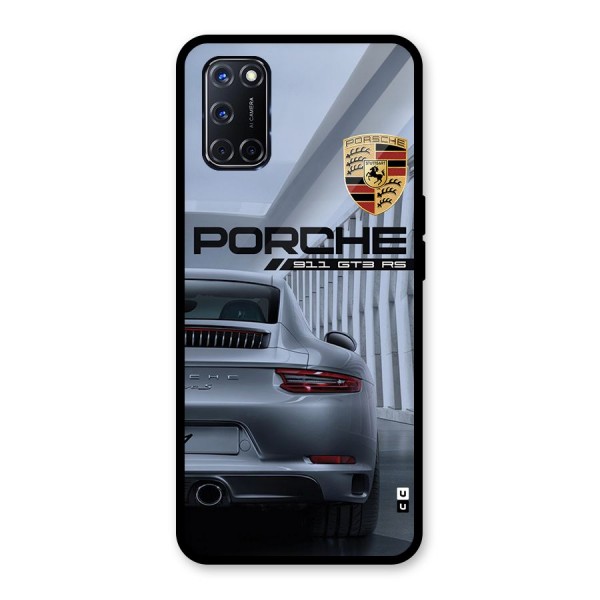 Classy Supercar Glass Back Case for Oppo A52