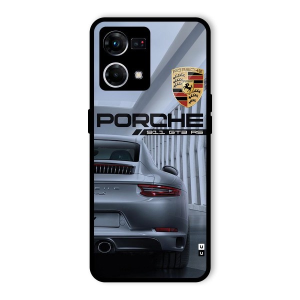 Classy Supercar Glass Back Case for Oppo F21 Pro 5G