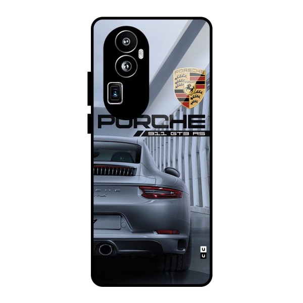 Classy Supercar Glass Back Case for Oppo Reno10 Pro Plus