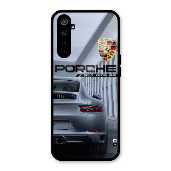 Classy Supercar Glass Back Case for Realme 6