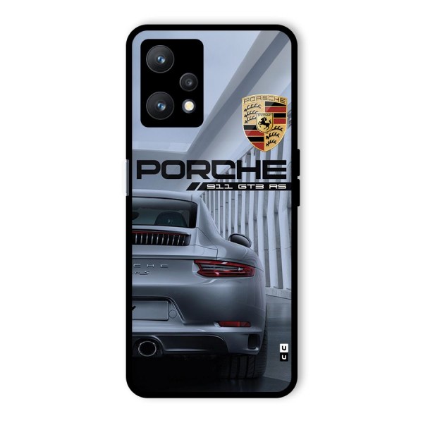 Classy Supercar Glass Back Case for Realme 9 Pro 5G