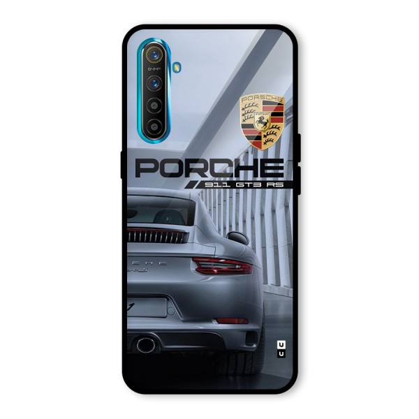 Classy Supercar Glass Back Case for Realme X2