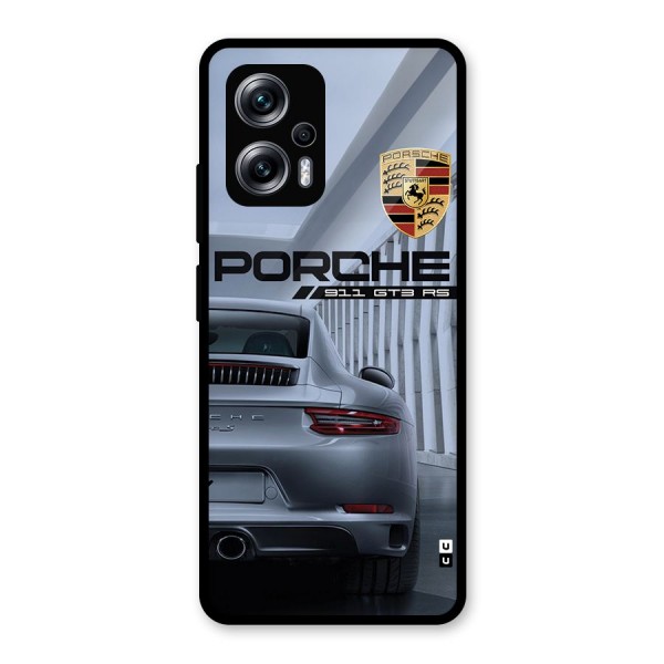 Classy Supercar Glass Back Case for Redmi K50i