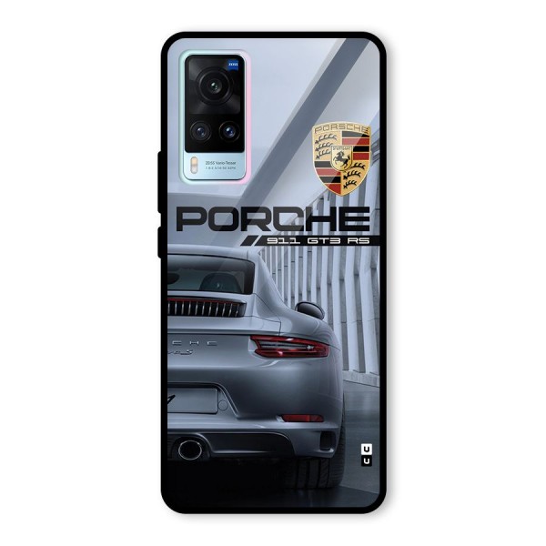 Classy Supercar Glass Back Case for Vivo X60