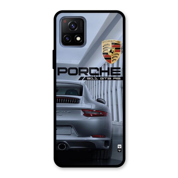 Classy Supercar Glass Back Case for Vivo Y72 5G