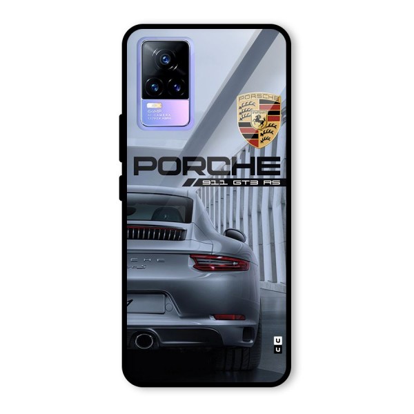 Classy Supercar Glass Back Case for Vivo Y73