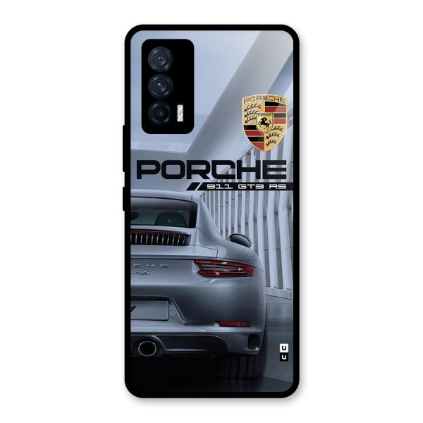 Classy Supercar Glass Back Case for Vivo iQOO 7 5G