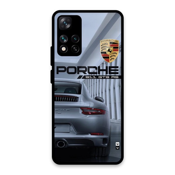 Classy Supercar Glass Back Case for Xiaomi 11i HyperCharge 5G