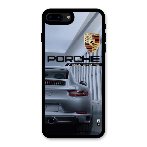 Classy Supercar Glass Back Case for iPhone 7 Plus