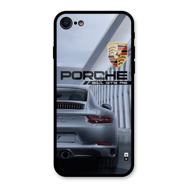 Classy Supercar Glass Back Case for iPhone SE 2020