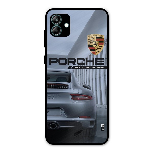 Classy Supercar Metal Back Case for Galaxy A04