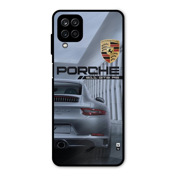 Classy Supercar Metal Back Case for Galaxy A12