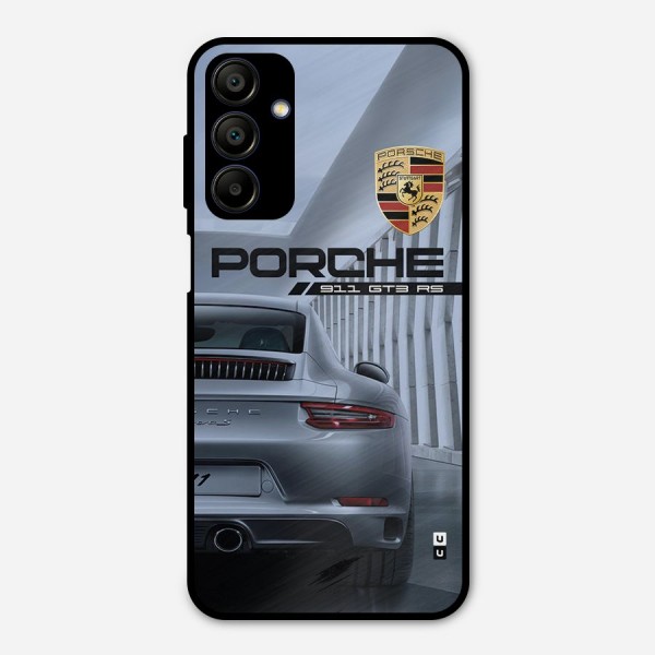 Classy Supercar Metal Back Case for Galaxy A15 5G