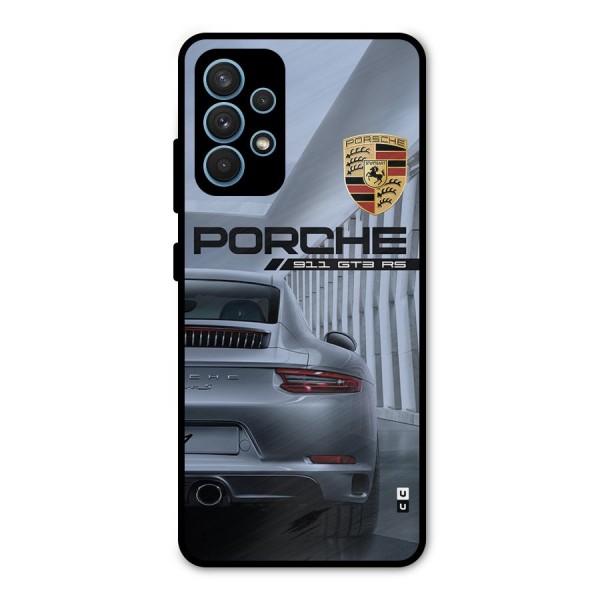 Classy Supercar Metal Back Case for Galaxy A32