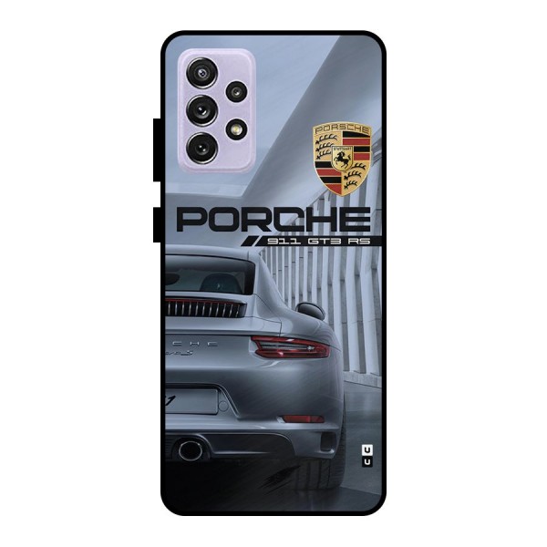 Classy Supercar Metal Back Case for Galaxy A72