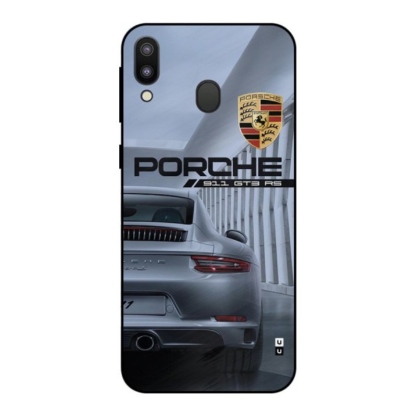 Classy Supercar Metal Back Case for Galaxy M20