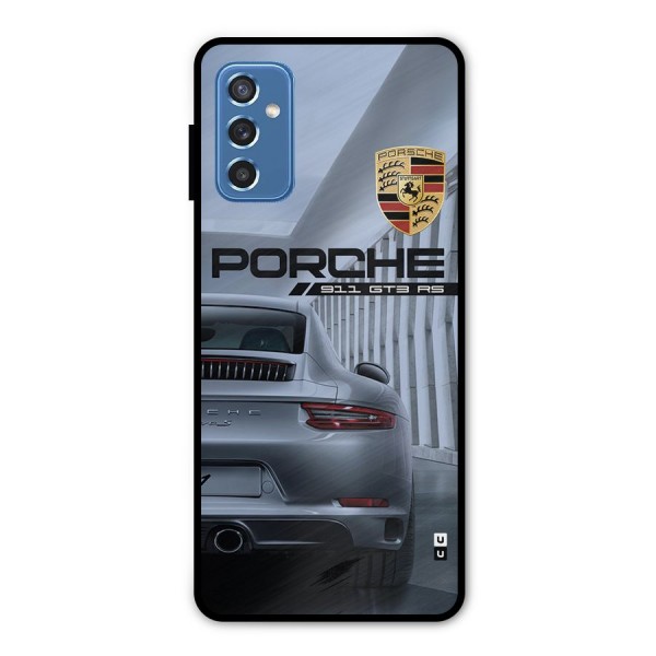 Classy Supercar Metal Back Case for Galaxy M52 5G