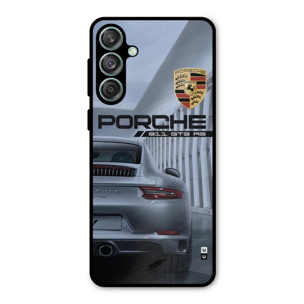 Classy Supercar Metal Back Case for Galaxy M55 5G