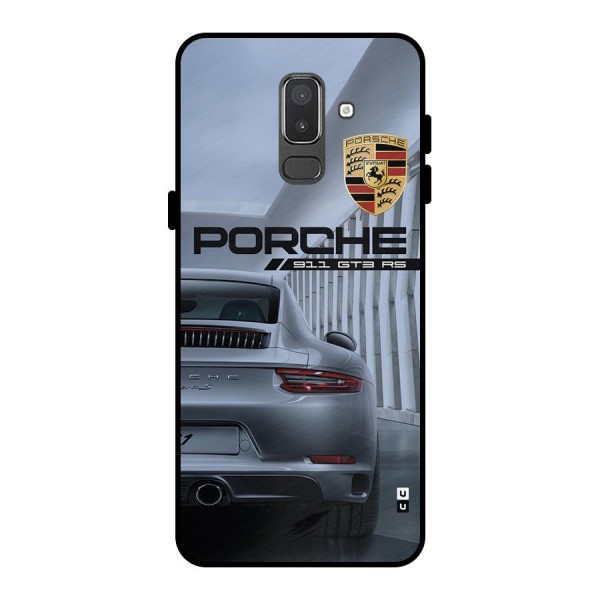 Classy Supercar Metal Back Case for Galaxy On8 (2018)