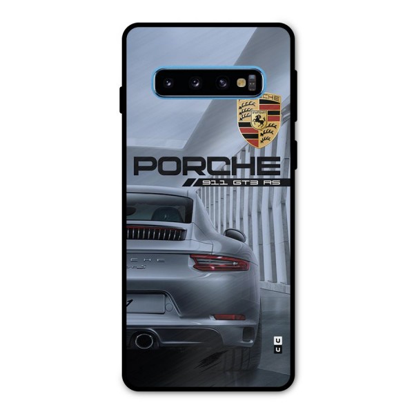 Classy Supercar Metal Back Case for Galaxy S10