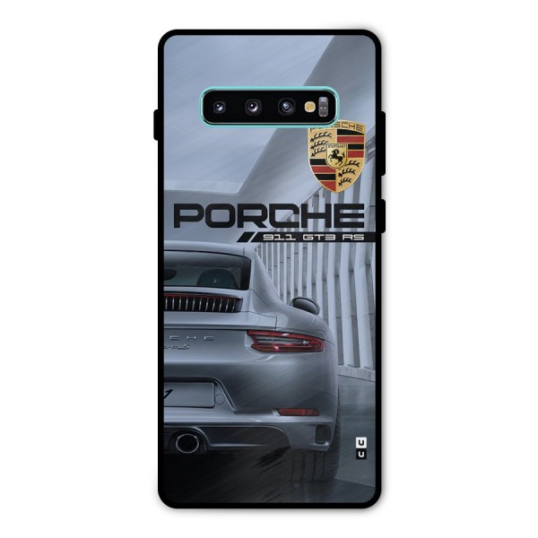 Classy Supercar Metal Back Case for Galaxy S10 Plus