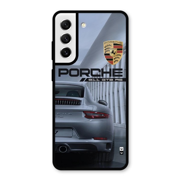 Classy Supercar Metal Back Case for Galaxy S21 FE 5G