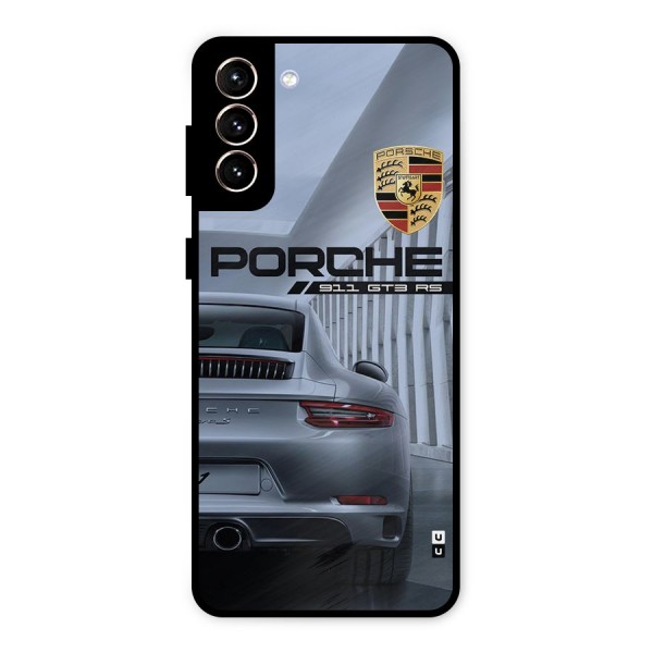 Classy Supercar Metal Back Case for Galaxy S21 Plus