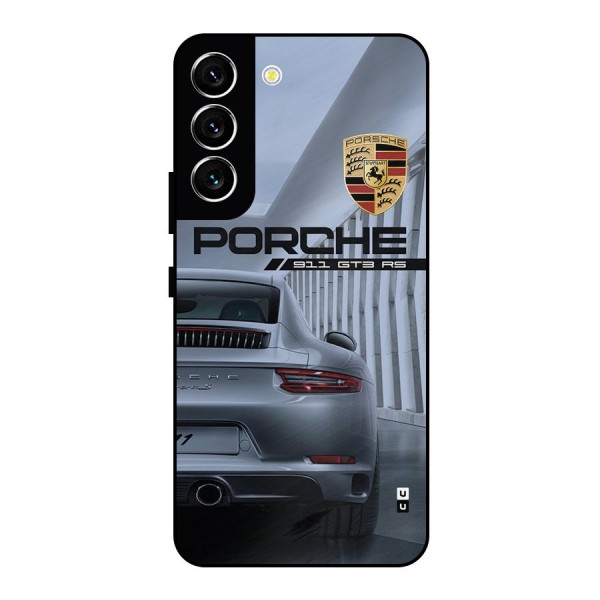 Classy Supercar Metal Back Case for Galaxy S22 5G