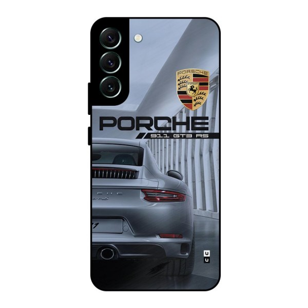 Classy Supercar Metal Back Case for Galaxy S22 Plus 5G