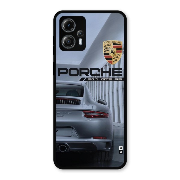 Classy Supercar Metal Back Case for Moto G13