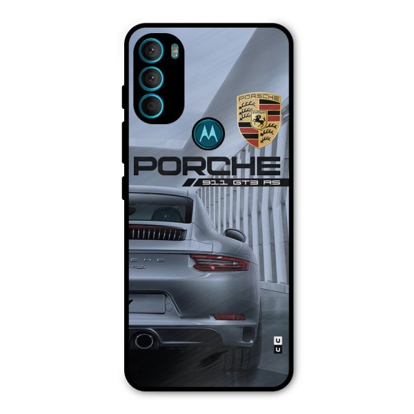 Classy Supercar Metal Back Case for Moto G71 5G