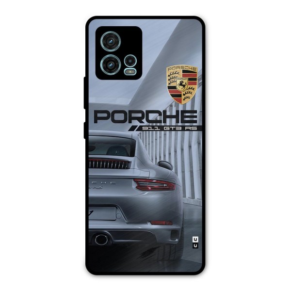 Classy Supercar Metal Back Case for Moto G72