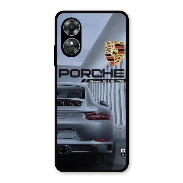 Classy Supercar Metal Back Case for Oppo A17