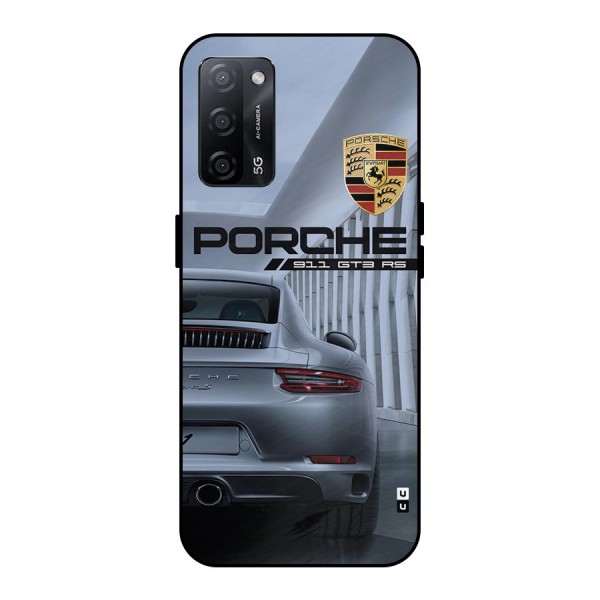 Classy Supercar Metal Back Case for Oppo A53s 5G