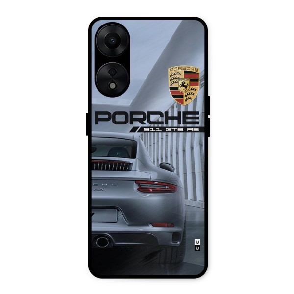 Classy Supercar Metal Back Case for Oppo A78 5G