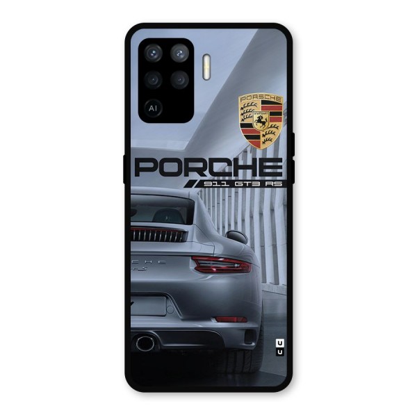 Classy Supercar Metal Back Case for Oppo F19 Pro