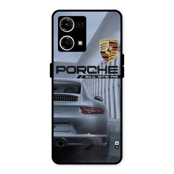 Classy Supercar Metal Back Case for Oppo F21 Pro 4G