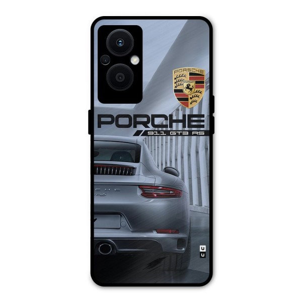 Classy Supercar Metal Back Case for Oppo F21s Pro 5G