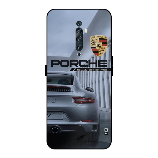 Classy Supercar Metal Back Case for Oppo Reno2 F