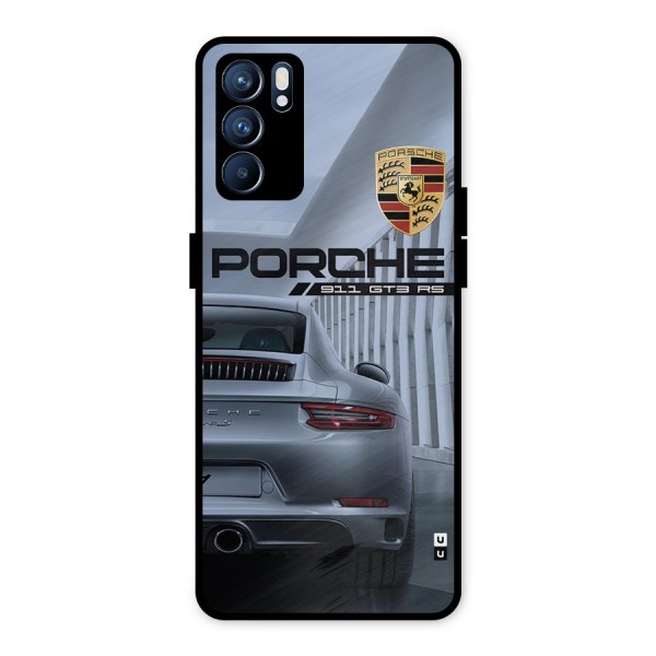 Classy Supercar Metal Back Case for Oppo Reno6 5G