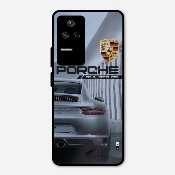 Classy Supercar Metal Back Case for Poco F4 5G