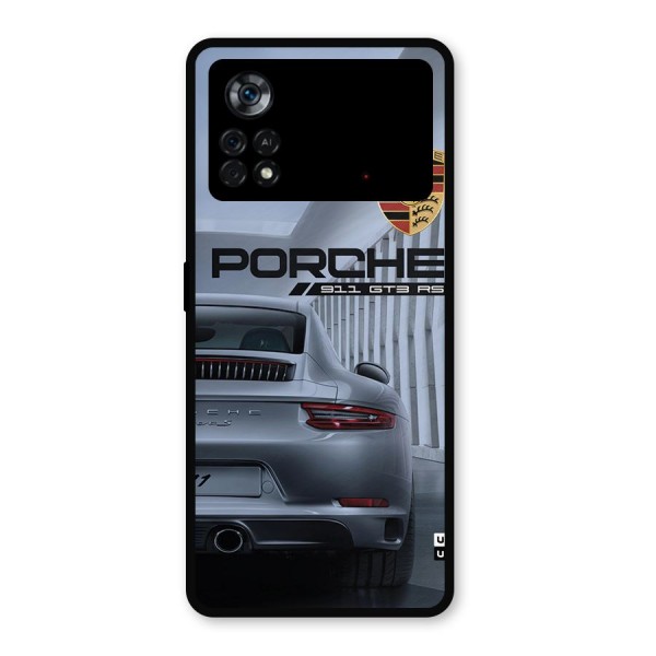 Classy Supercar Metal Back Case for Poco X4 Pro 5G