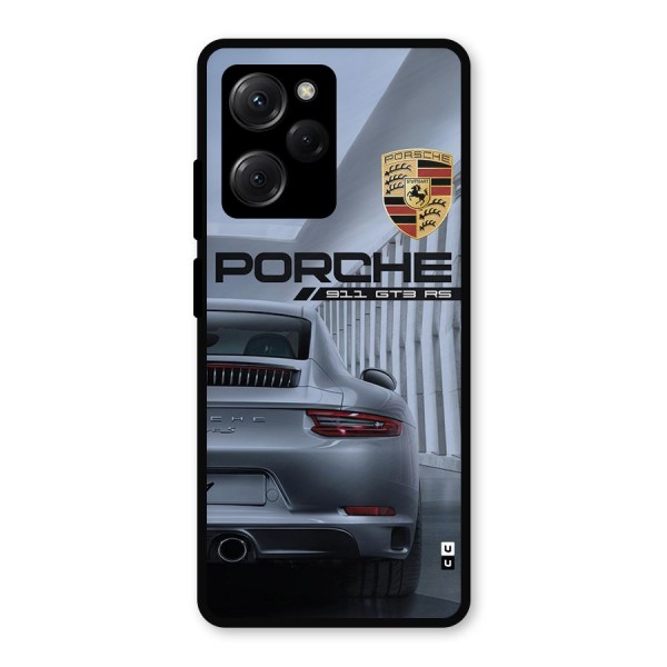 Classy Supercar Metal Back Case for Poco X5 Pro