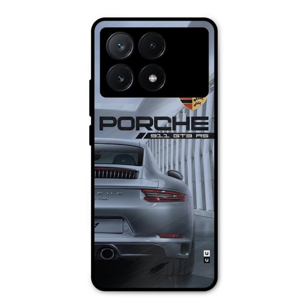 Classy Supercar Metal Back Case for Poco X6 Pro