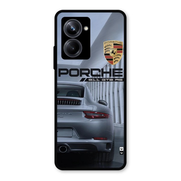 Classy Supercar Metal Back Case for Realme 10 Pro