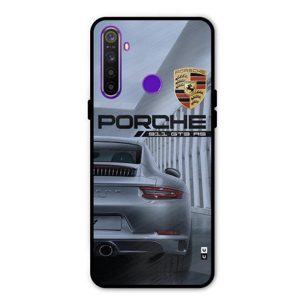 Classy Supercar Metal Back Case for Realme 5