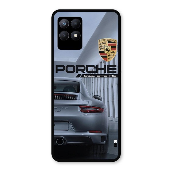 Classy Supercar Metal Back Case for Realme 8i