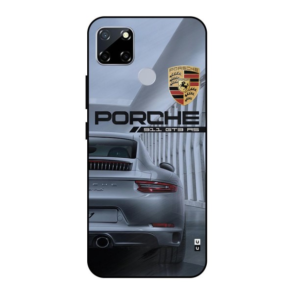 Classy Supercar Metal Back Case for Realme Narzo 20