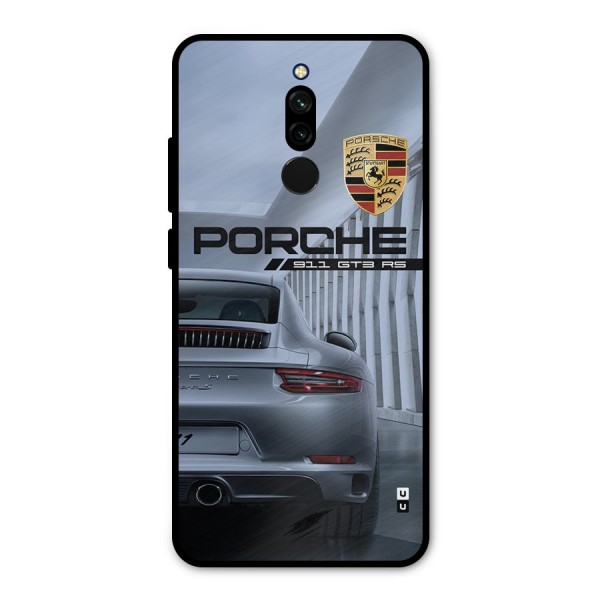 Classy Supercar Metal Back Case for Redmi 8